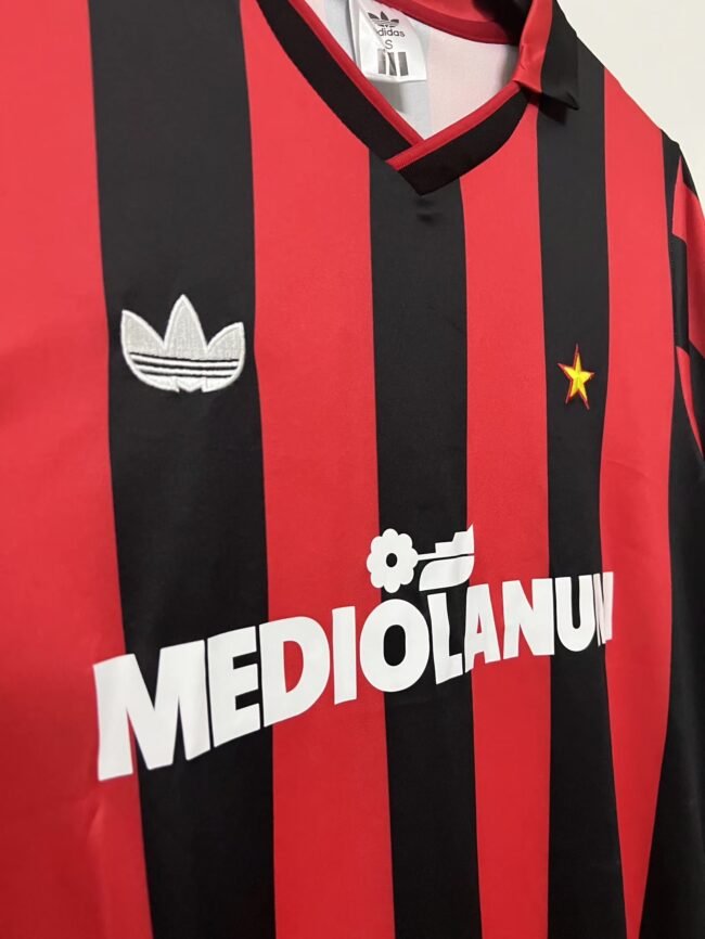 AC Milan Home Retro Jersey 1990/91 – Bild 3