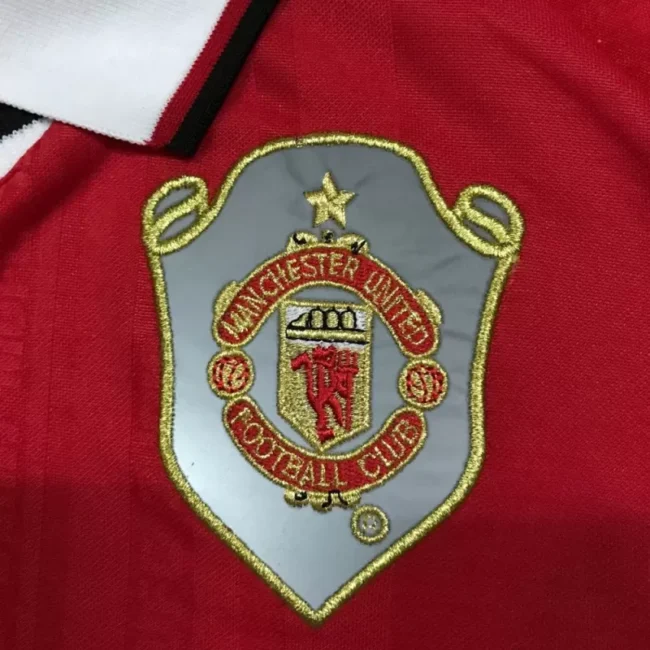 Manchester United Home Long Sleeves Retro Jersey 1999/00