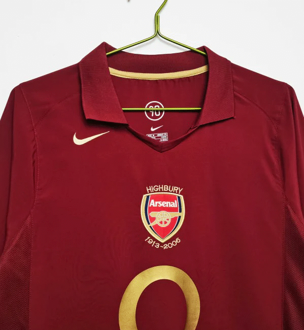 Arsenal Home Long Sleeve Jersey 2005/06