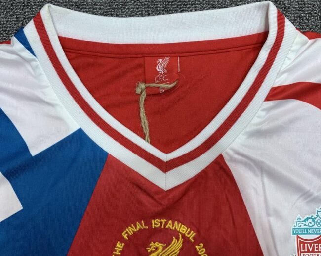 Liverpool Commemorative Retro Jersey 2005 - Image 3