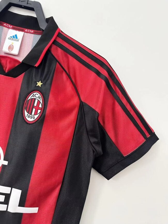 AC Milan Home Retro Jersey 1998/99 – Bild 7