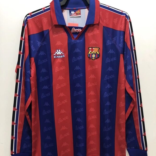 Barcelona Retro Home Long Sleeve Jersey 1996/97