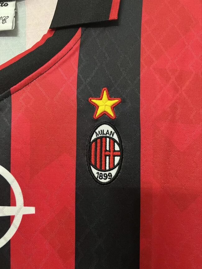 AC Milan Home Retro Jersey 1995/96 – Bild 4
