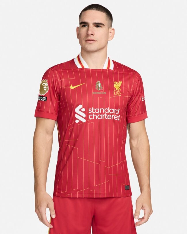 Liverpool Home jersey 2024/25 - CHAMPIONS 24/25 & Gold Trophy & Insignia – Bild 2