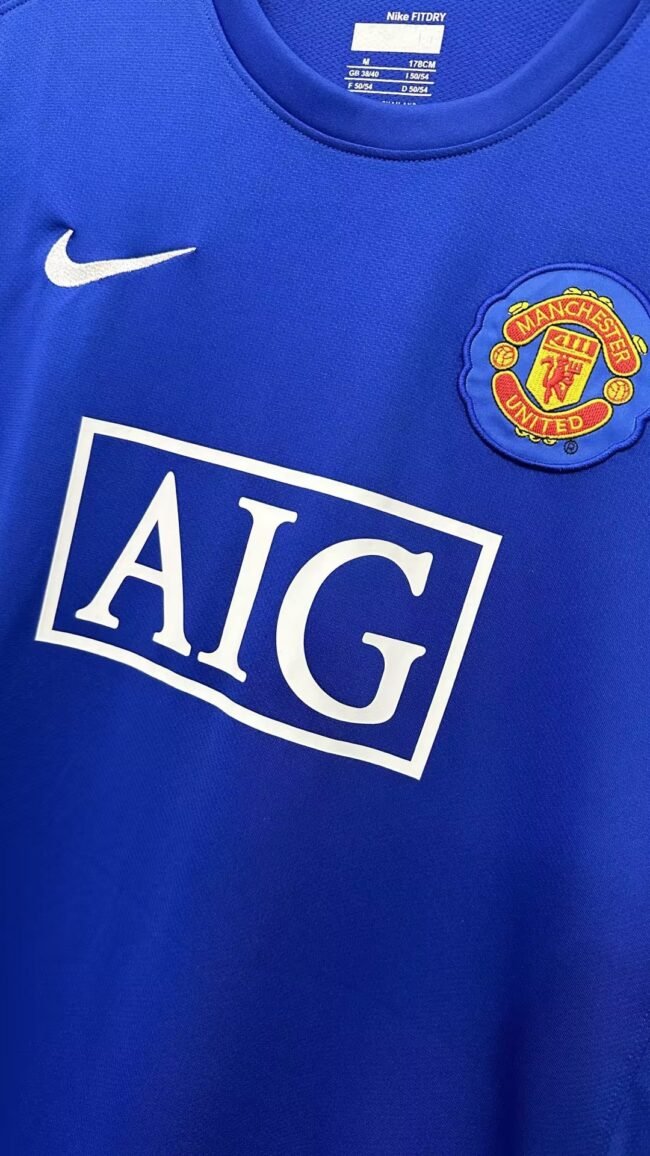 Manchester United Away Long Sleeves Retro Jersey 2008/09 – Bild 5