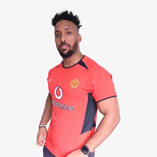2002-04 Retro Manchester United Nike Home Shirt