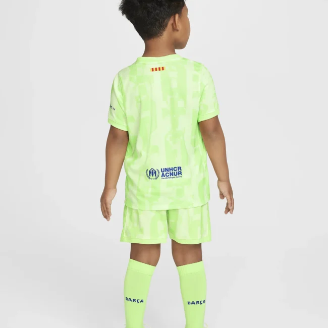 Kid's Barcelona Third Jersey+Shorts 2024/25