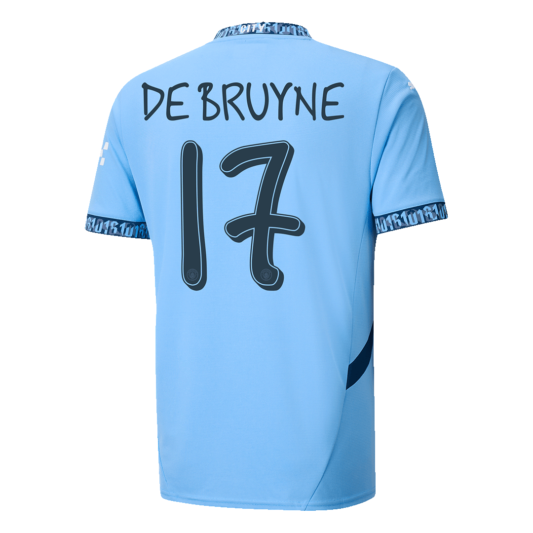 DE BRUYNE #17 Manchester City Home Jersey 2024/25