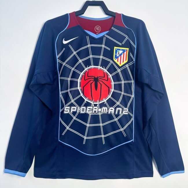 Atletico Madrid Away Long Sleeve Retro Jersey 2004/05