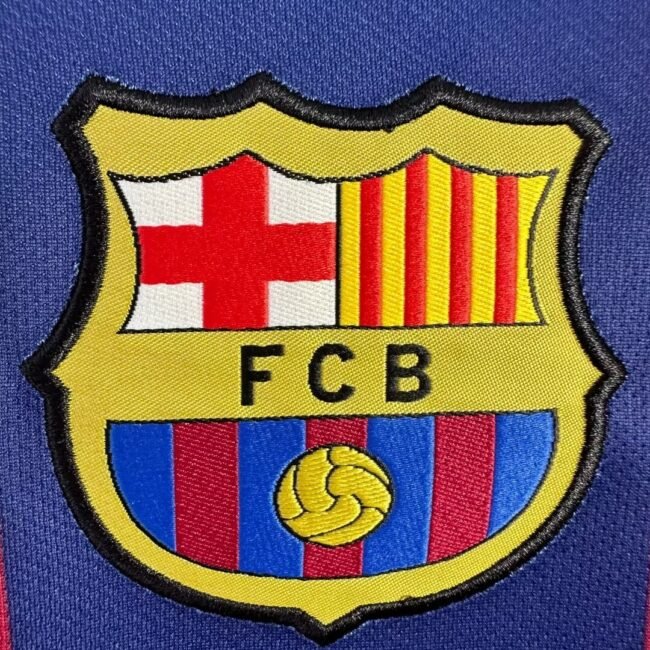 Barcelona Retro Long Sleeve Home Jersey 2014/15