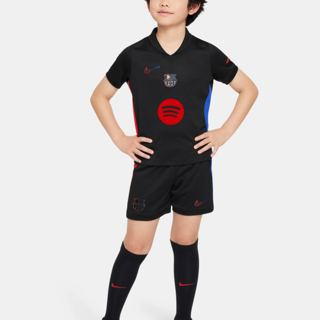 Kid's Barcelona Away Jersey+Shorts 2024/25