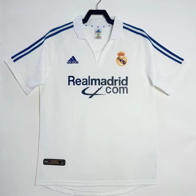 Real Madrid Home Retro Jersey 2001/02