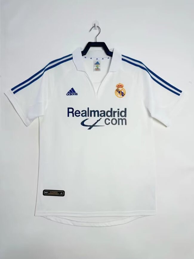 Real Madrid Home Retro Jersey 2001/02 – Bild 3