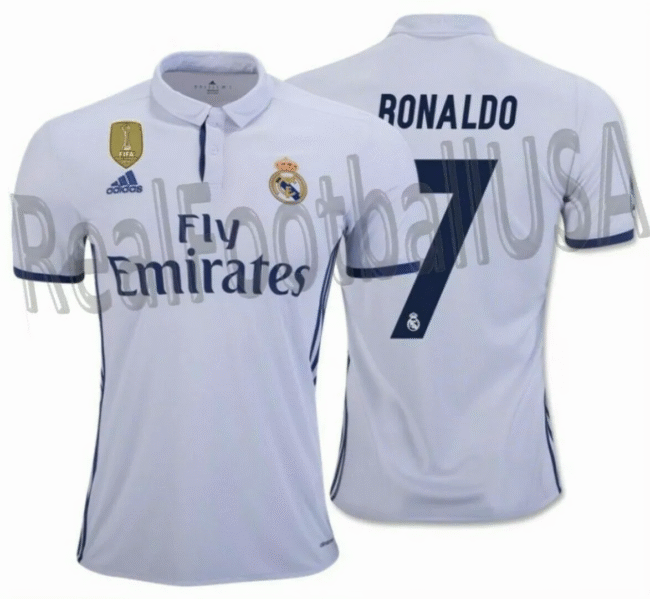 Real Madrid Home Jersey 2016/17 - Image 2