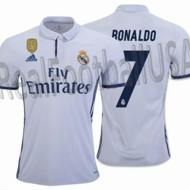 Real Madrid Home Jersey 2016/17