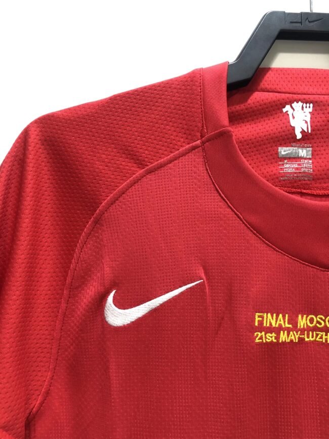 Manchester United Home Retro Jersey 2007/08-Champions League Final – Bild 3