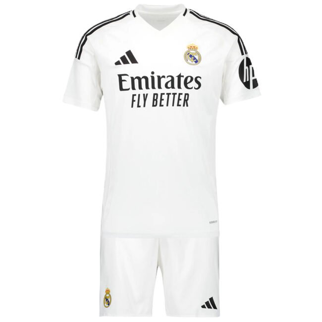 Kid's Real Madrid Home Jersey+Shorts 2024/25