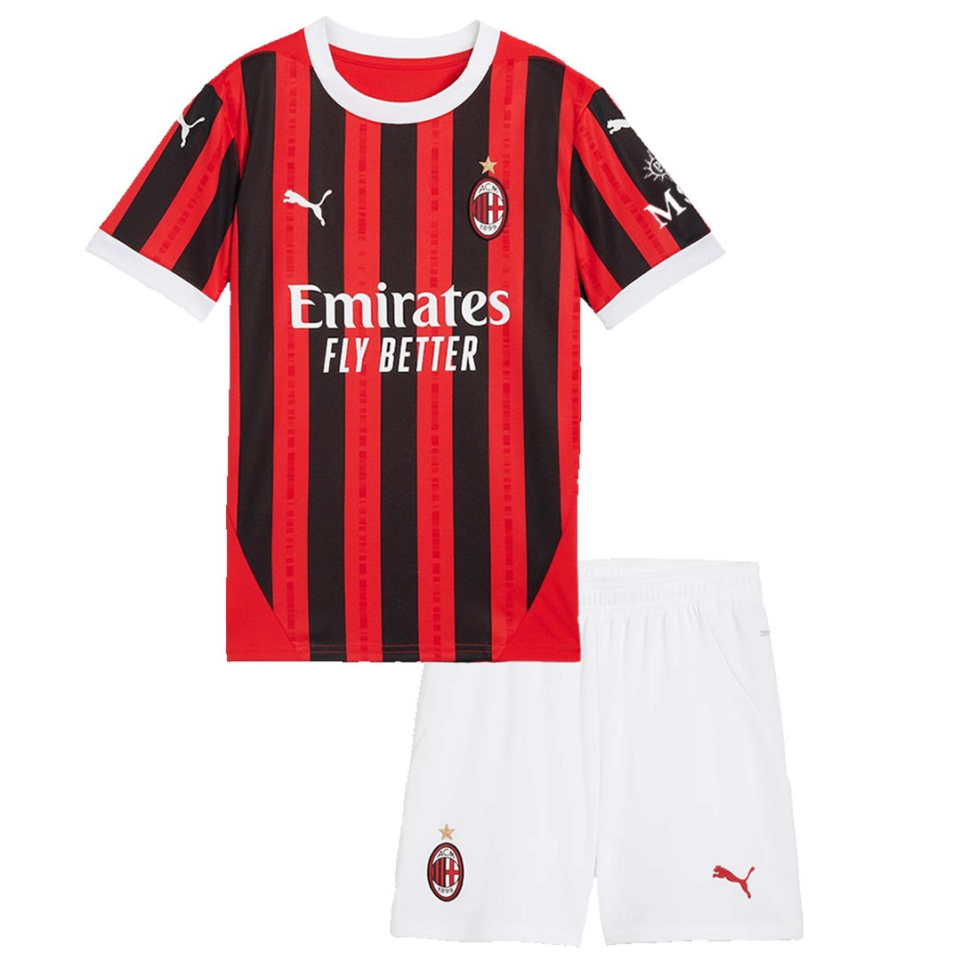 Kid's AC Milan Home Jersey+Shorts 2024/25