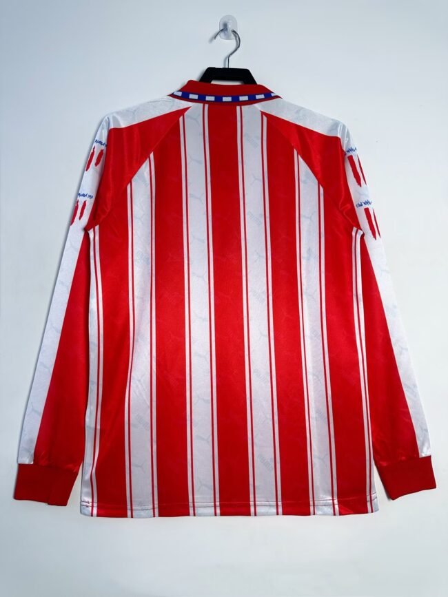 Atletico Madrid Home Long Sleeve Retro Jersey 1994/95 – Bild 2