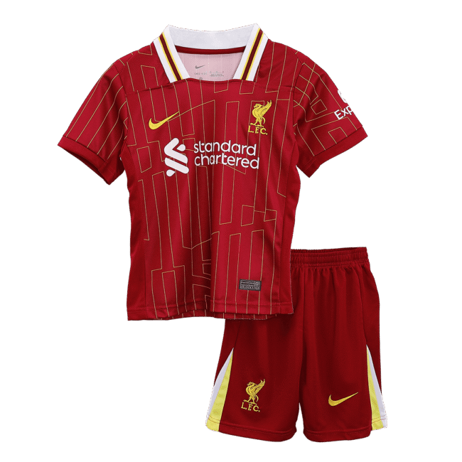 Kid's Liverpool Home Jersey+Shorts 2024/25