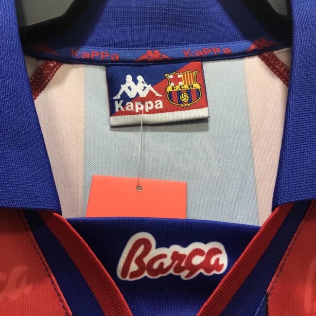 Barcelona Retro Home Long Sleeve Jersey 1996/97
