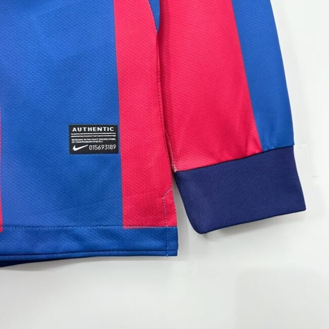 Barcelona Retro Barcelona Long Sleeve Home Jersey 2010/11