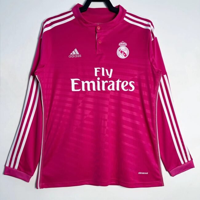 Real Madrid Away Long Sleeve Retro Jersey 2014/15