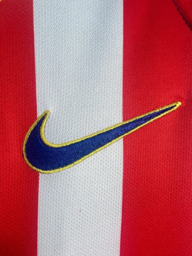 Atletico Madrid Home Long Sleeve Retro Jersey 2004/05 – Bild 5