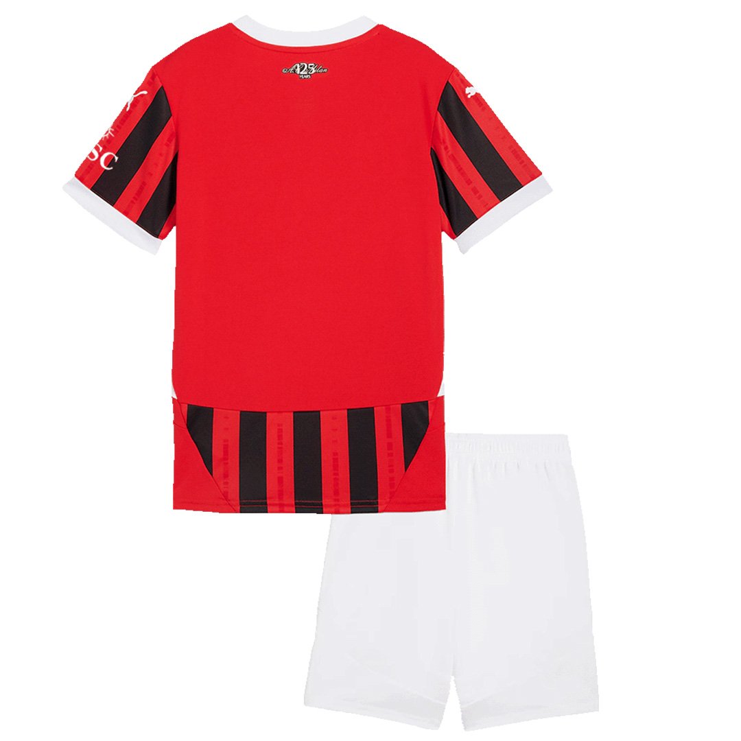 Kid's AC Milan Home Jersey+Shorts 2024/25 - Image 2
