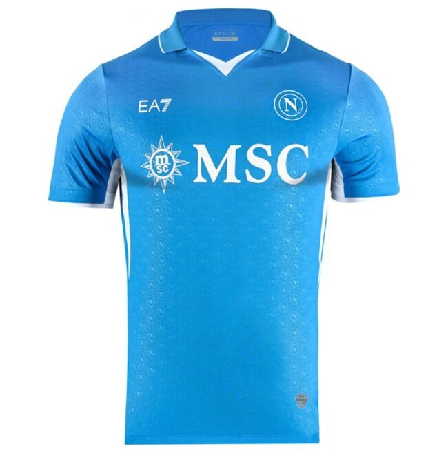 SSC Napoli Home Match Shirt Champions of Italy 2024/2025 - Image 2