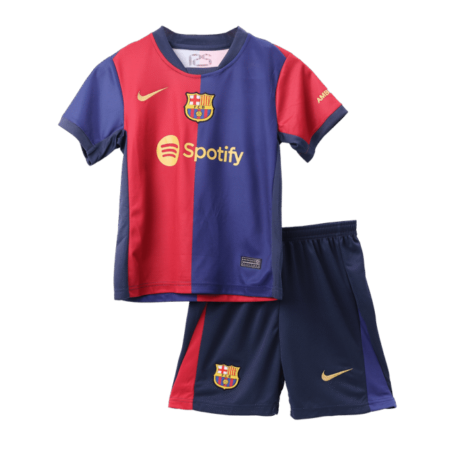 Kid's Barcelona Home Jersey+Shorts 2024/25