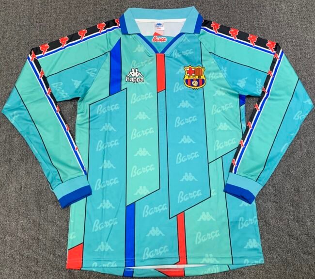Barcelona Retro Away Long Sleeve Jersey 1996/97