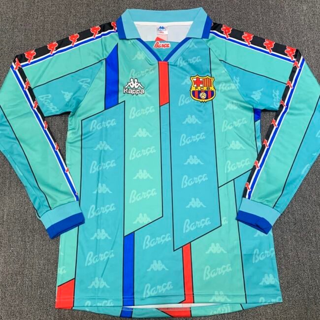 Barcelona Retro Away Long Sleeve Jersey 1996/97