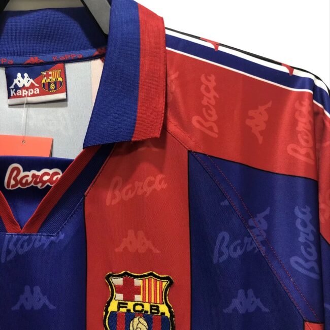 Barcelona Retro Home Long Sleeve Jersey 1996/97