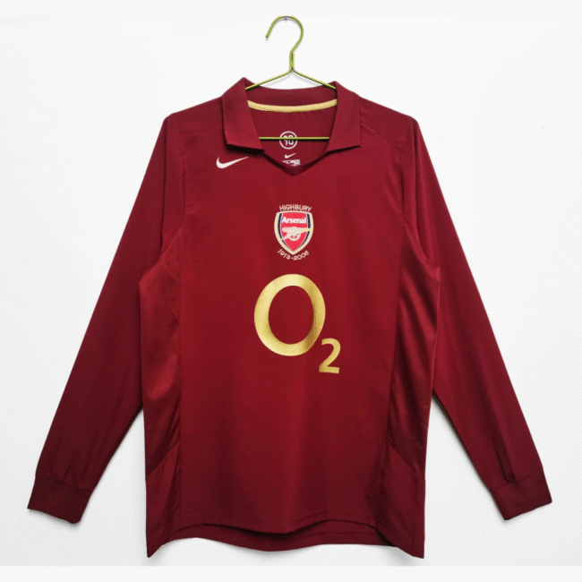 Arsenal Home Long Sleeve Jersey 2005/06
