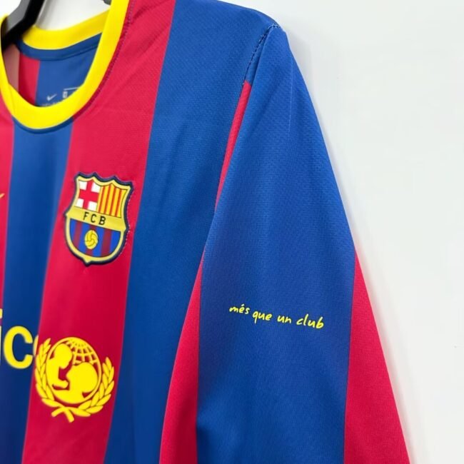 Barcelona Retro Barcelona Long Sleeve Home Jersey 2010/11