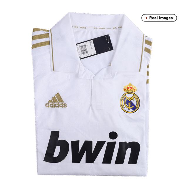 Real Madrid Home Long Sleeve Retro Jersey 2011/12