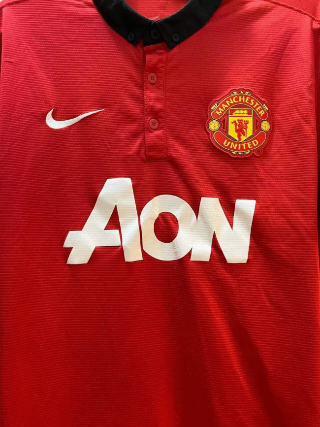 Manchester United Home Retro Jersey 2013/14 - Image 4
