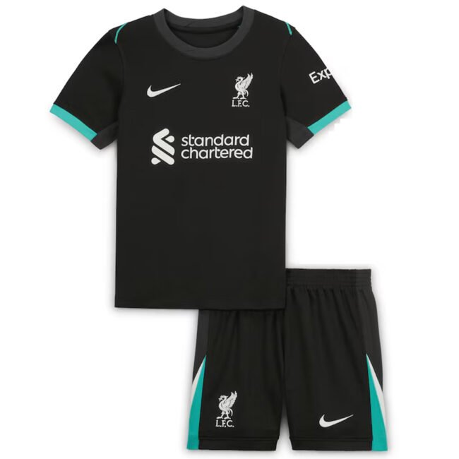 Kid's Liverpool Away Jersey+Shorts 2024/25