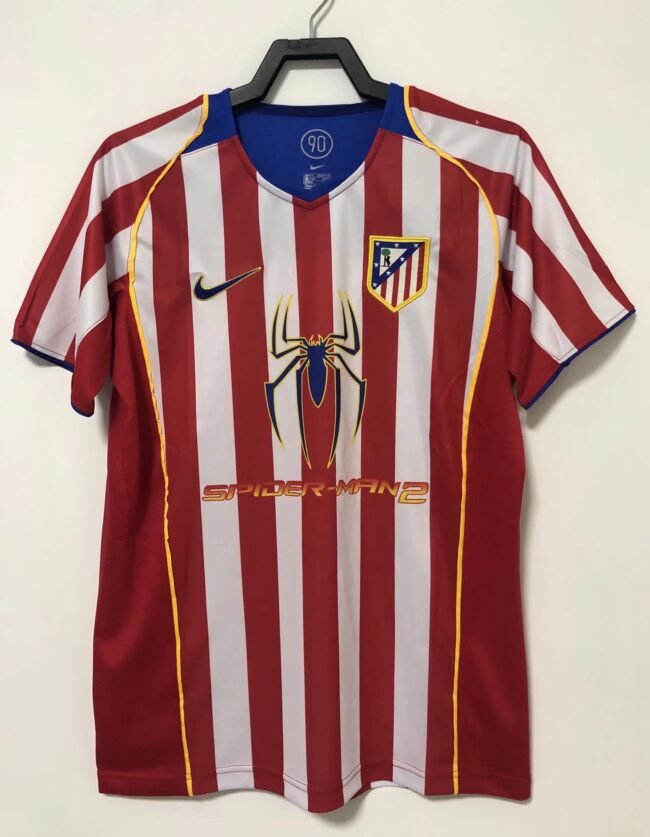 Atletico Madrid Home Retro Jersey 2004/05