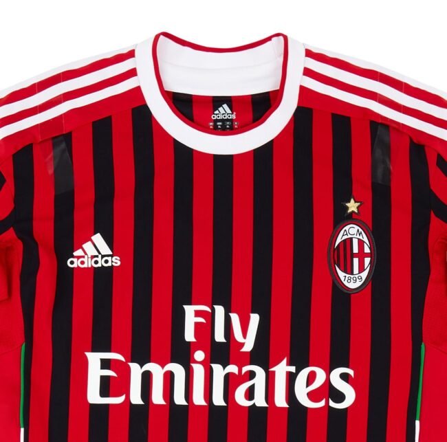 AC Milan Home Retro Jersey 2011/12 – Bild 5