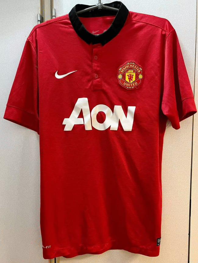 Manchester United Home Retro Jersey 2013/14 - Image 2