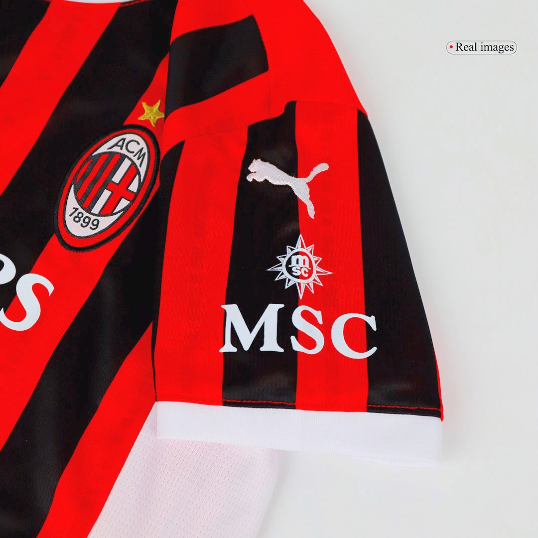 Kid's AC Milan Home Jersey+Shorts 2024/25 - Image 6