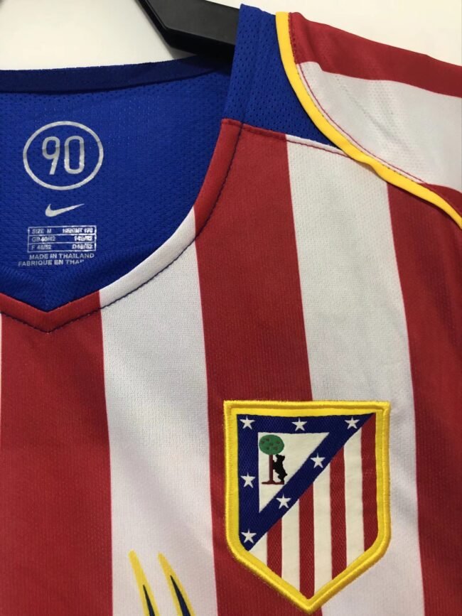 Atletico Madrid Home Retro Jersey 2004/05 – Bild 3
