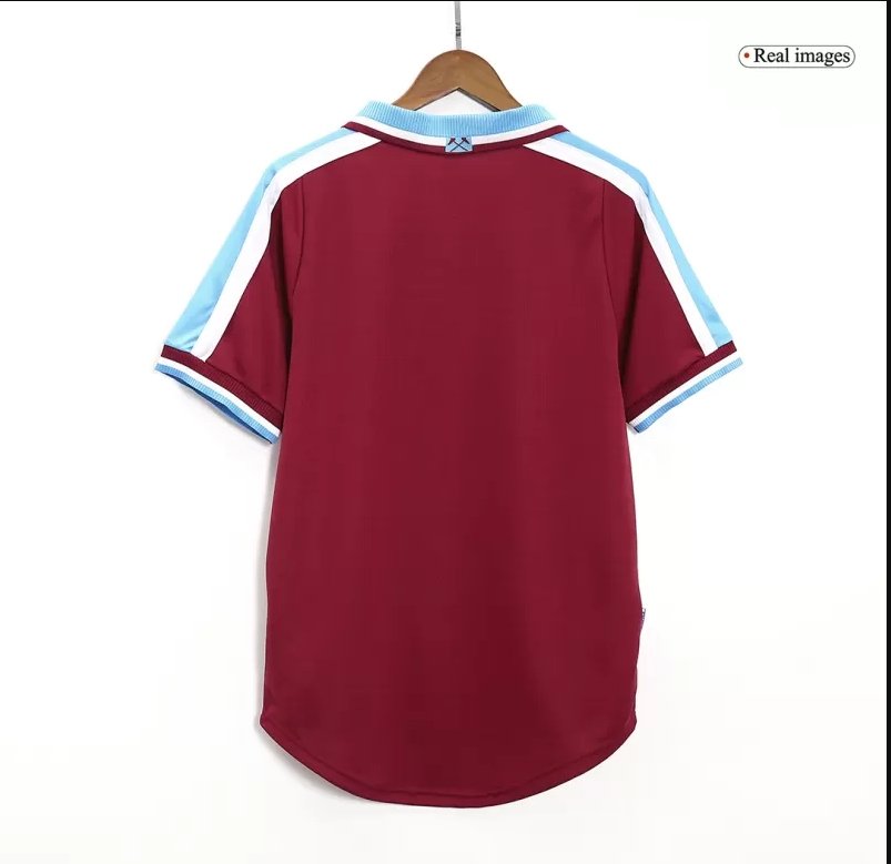 West Ham Home Retro Jersey 1999/01 - Image 2