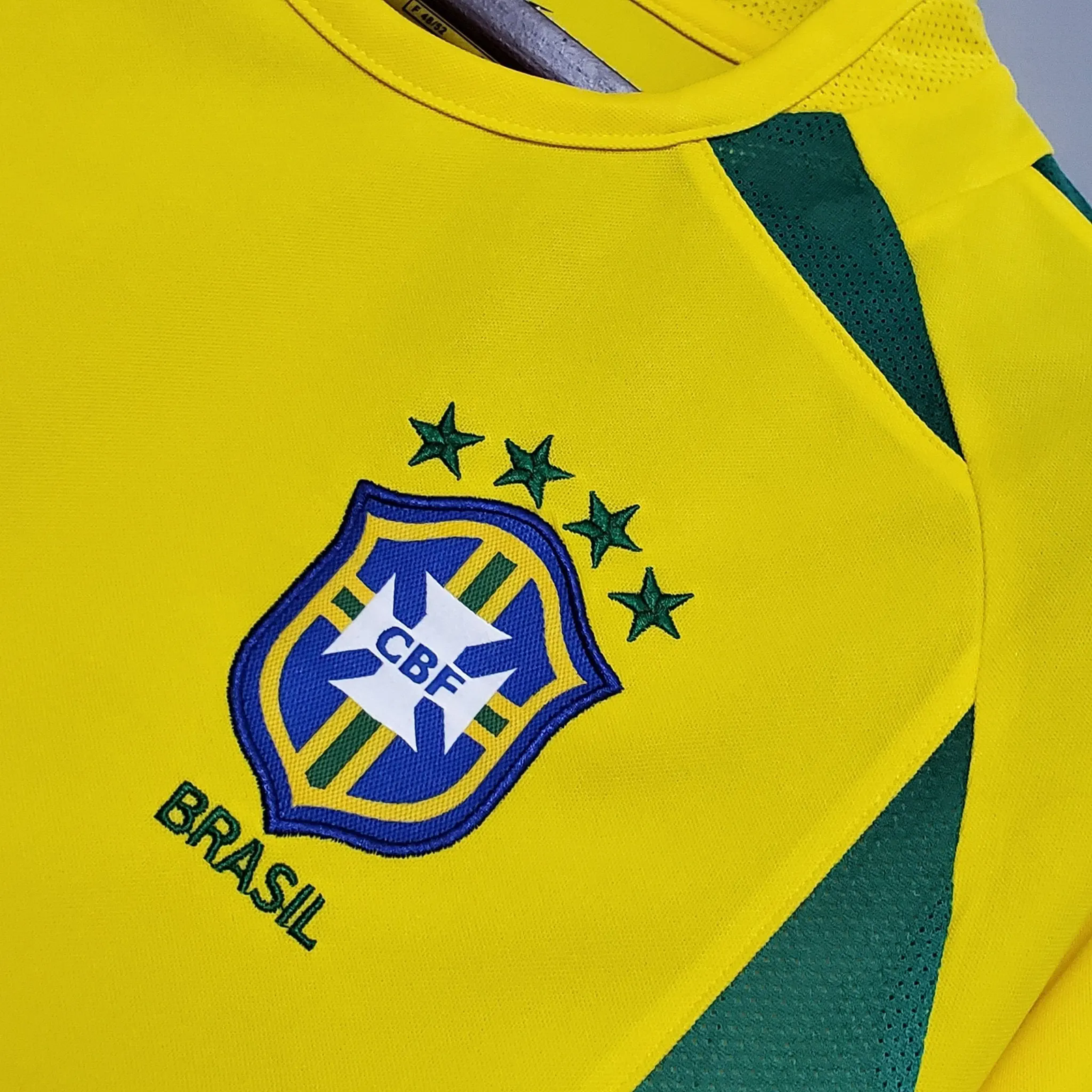 Brazil Home Retro Jersey 2002 - Image 3