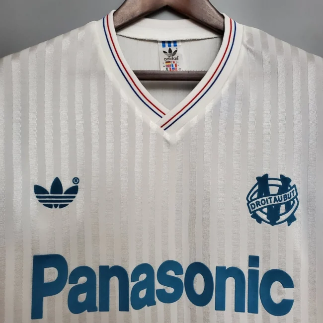 Olympique Marseille Home Retro Jersey 1990