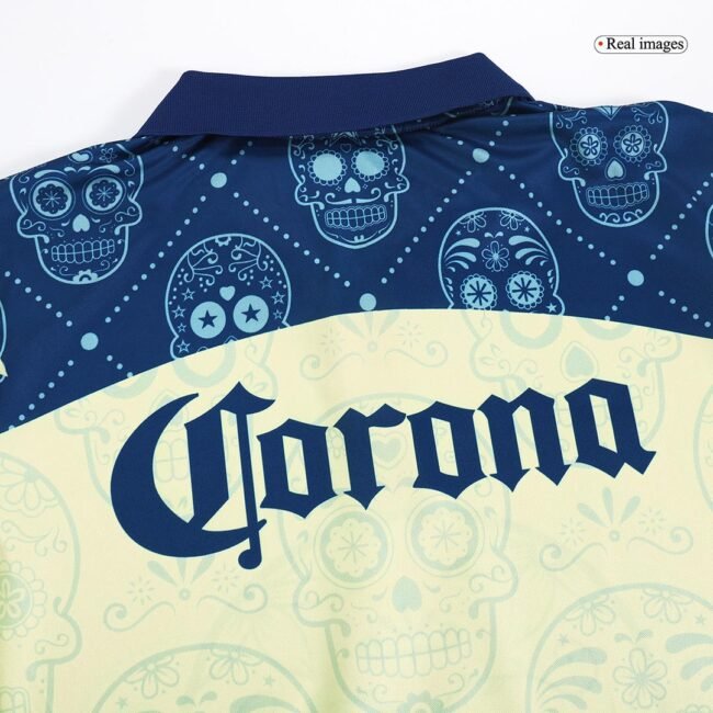 Club America Yellow Day of the Dead Jersey