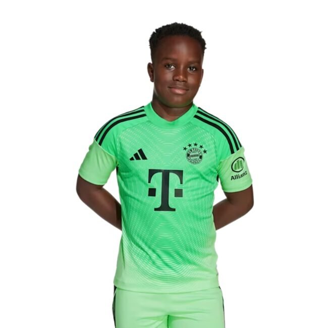 Kid's Bayern Munich Goalkeeper Jersey+Shorts 2025/26