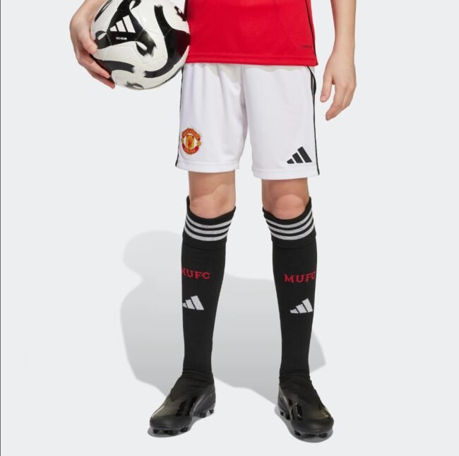 Manchester United Home Shorts 2025/26 White – Bild 2